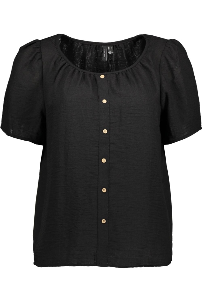VMKITTA SS TOP WVN GA 10324546 BLACK